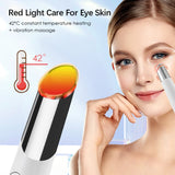 Electric Eye Massager with LED Light Therapy – Reduce Dark Circles, Puffiness & Wrinkles for Brighter, Youthful Eyes