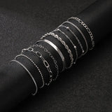 Geometric Chain Link Punk Bracelet for Women – Edgy Fashion Statement Jewelry