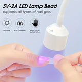 Mini UV LED Nail Lamp – Portable Gel Nail Dryer for Fast Curing at Home or Salon