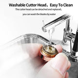 Lipstick-Sized Electric Facial Hair Remover - USB Rechargeable Eyebrow & Bikini Trimmer for Women
