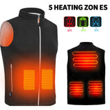 USB Heated Vest for Men & Women - Rechargeable Electric Heating Jacket with 3 Temperature Settings