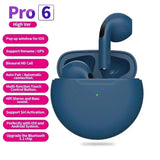 Auriculares inalámbricos Pro 6 TWS con micrófono, nuevos, con Bluetooth, deportivos, para correr, para Apple, iPhone, Xiaomi Pro6