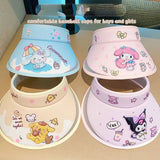 Sanrio Character Sun Hat - Cinnamoroll & Kuromi UV Protection Bucket Hat for Kids
