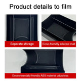 Car Armrest Storage Box with Cushion – ABS Console Organizer for VW UP (2013–2021)
