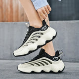 Men’s Breathable Mesh Casual Sneakers – Lightweight, Anti-Odor Lace-Up Trainers