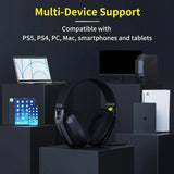 Wireless Gaming Headset with Mic – 2.4GHz/Bluetooth Dual Mode, 63H Battery for PC/PS4/PS5