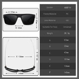 Women's Polarized Rectangle Sunglasses – UV Protection, Anti-Glare & Stylish Vintage Design
