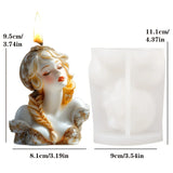Princess Girl Silicone Candle Mold – Cute Aromatherapy Mold for Candles, Resin, Clay & Gypsum Crafts