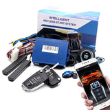 Universal Car Remote Start & Keyless Entry System with Engine Lock, Mobile App Control, and Anti-Theft Features