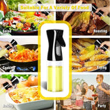 Oil Spray Bottle for Cooking – Refillable Olive Oil Dispenser for BBQ, Baking & Kitchen Use (200ml–500ml)