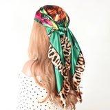 Luxury 90x90cm Silk Scarf – Designer-Inspired Fashion for Women
