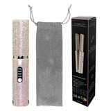 Cordless 2-in-1 Hair Curler and Straightener with Adjustable Heat & LED Display