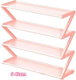 Maximize Your Space with This Sleek, Free-Standing 4-Tier Shoe Rack