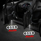 Audi Logo LED Door Projector Lights – Laser Welcome Lights for S/RS/Q Series (Pair)