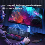 Dual Desktop Speakers with Bluetooth – USB-Powered Stereo Sound with LED Lights