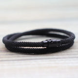 Pulsera de hilo rojo para hombre con cierre magnético: accesorio elegante y significativo