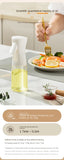 Botella rociadora de aceite para cocina, atomizador de aceite de oliva comestible de 200/300/500 ml para freidora de aire y cocina