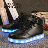 LED Light Up Sneakers – Glow in the Dark Shoes for Kids & Adults (Unisex, Rechargeable)