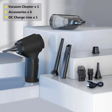 95000Pa Cordless Car Vacuum Cleaner - 4-in-1 Handheld Wet/Dry Vacuum for Home & Auto