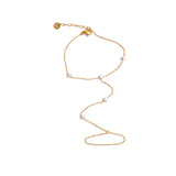Trendy Gold Plated Stainless Steel Charm Bracelet for Women