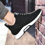 Men’s Height-Increasing Mesh Casual Shoes – Lightweight Lace-Up Sneakers for Everyday Comfort