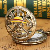 One Piece Anime Pocket Watch - Vintage Bronze Collectible Timepiece