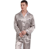 Luxury Silk Satin Pajamas for Men - Comfortable & Stylish Sleepwear for All Seasons