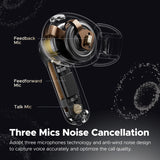 Auriculares inalámbricos híbridos con cancelación activa de ruido, LDAC de alta resolución y 52 horas de reproducción