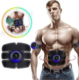 Abdominal Muscle Stimulator with 19 Intensity Levels – USB Rechargeable EMS Training Device