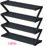Maximize Your Space with This Sleek, Free-Standing 4-Tier Shoe Rack
