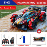 WLtoys F1 Drift RC Car: coche acrobático con control por gestos, tracción en las 4 ruedas, luces LED y efecto de rociado
