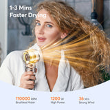 5-in-1 Professional Hair Styler - Curling Iron, Hot Air Brush & Hair Dryer with Ionic Technology