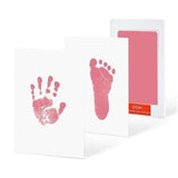 Newborn Baby Hand and Footprint Keepsake Kit – Inkless Print Pad with Imprint Cards