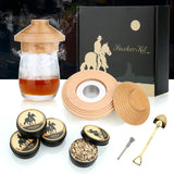Kit para ahumar cócteles: juego para ahumar whisky con astillas de madera y accesorios de barra
