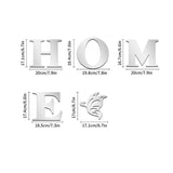3D Acrylic DIY Mirror Wall Sticker – Stylish Home Décor with Inspirational Lettering