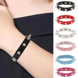 Unisex Studded Leather Chain Bracelet – Bold, Stylish, and Uniquely You