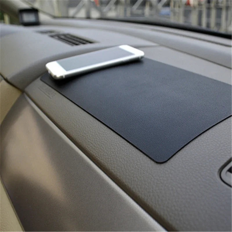 🚗 Alfombrilla antideslizante adhesiva para salpicadero de coche de gran tamaño: almohadilla de silicona para guardar el teléfono y las llaves 📱