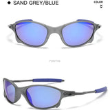 Gafas de sol polarizadas para hombre MTB, gafas de ciclismo UV400, gafas de pesca, gafas de metal para bicicleta, gafas de ciclismo, gafas de montar D4-3