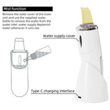 Ultrasonic Skin Scrubber with EMS & Ion Technology for Deep Facial Cleansing