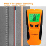 3-in-1 Wall Scanner for Studs, Metal, and Live Wires with LCD Display