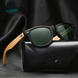 Classic Wooden UV400 Sunglasses – Stylish Bamboo Eyewear for Men