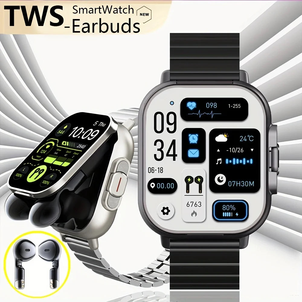 Rastreador de actividad inteligente con llamadas por Bluetooth y control de la salud 