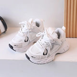 Kids Anti-Slip Sneakers – Unisex PU Leather Velcro Shoes for Ages 4–6