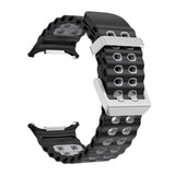 Correa deportiva de silicona de primera calidad para Samsung Galaxy Ultra de 47 mm: diseño sin espacios, correa de dos tonos 