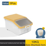 10KG Kitchen Rice Storage Container with Lid – Airtight Cereal Dispenser & Dry Food Organizer