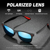Night Vision Polarized Sunglasses – UV400 Driving Glasses for Men with PC Frame