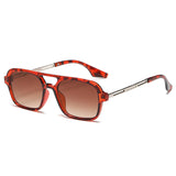Women's Fashion Rectangle Sunglasses – UV400 Protection & Gradient Lenses