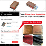 Slim RFID PU Leather Wallet – Trifold Business Card Holder for Men & Women