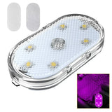 Lámpara de lectura LED táctil mini USB: lámpara compacta para interior de automóvil, 5 V, sensible al tacto, luz nocturna recargable