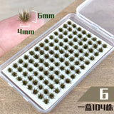 104PCS Miniature Grass & Flower Model Kit – Realistic DIY Scenery for Dioramas, Railways, and Gardens